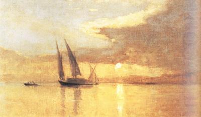 Sunset at the Lake of Geneva (nn02, Francois Bocion